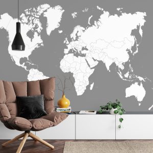 Papier Peint Carte Du Monde – Image 4
