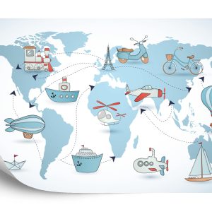 Papier Peint Carte Pour Voyager – Image 2