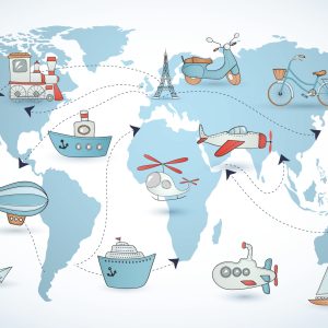 Papier Peint Carte Pour Voyager – Image 1