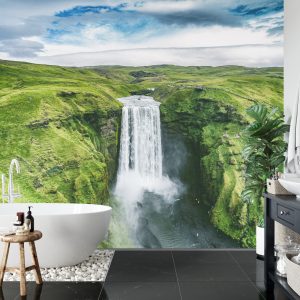 Papier Peint Vue Aérienne D'une Cascade 3D – Image 5