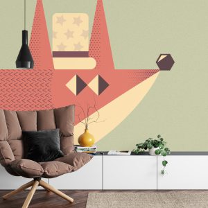 Papier Peint Of A Fox With A Hat – Image 4