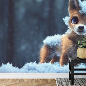 Papier Peint Red Fox In The Snow – Image 7