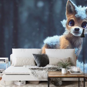 Papier Peint Red Fox In The Snow – Image 3