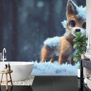 Papier Peint Red Fox In The Snow – Image 5