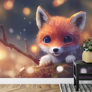 Papier Peint Red Fox Cub In The Snow – Image 7