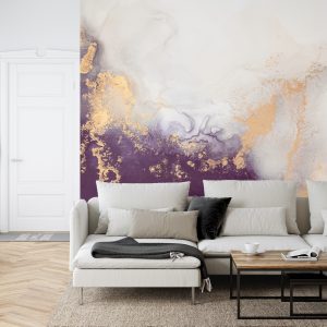 Papier Peint Marble Ink Abstract Art From Exquisite Original Painting For Abstract Background . Painting Was Painted Pattern Of Ombre Alcohol Ink . – Image 6
