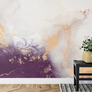 Papier Peint Marble Ink Abstract Art From Exquisite Original Painting For Abstract Background . Painting Was Painted Pattern Of Ombre Alcohol Ink . – Image 7