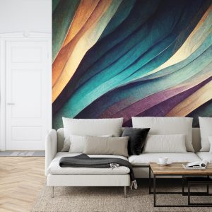 Papier Peint Organic Lines As Abstract Wallpaper Background Design – Image 6