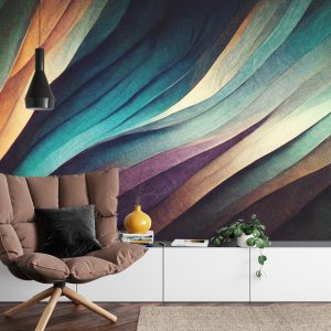 Papier Peint Organic Lines As Abstract Wallpaper Background Design – Image 4