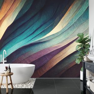 Papier Peint Organic Lines As Abstract Wallpaper Background Design – Image 5