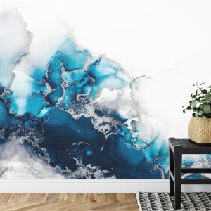 Papier Peint Marble Ink Abstract Art From Exquisite Original Painting For Abstract Background . Painting Was Painted Pattern Of Ombre Alcohol Ink . – Image 7