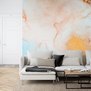 Papier Peint Marble Ink Abstract Art From Exquisite Original Painting For Abstract Background . Painting Was Painted Pattern Of Ombre Alcohol Ink . – Image 6