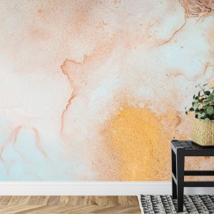 Papier Peint Marble Ink Abstract Art From Exquisite Original Painting For Abstract Background . Painting Was Painted Pattern Of Ombre Alcohol Ink . – Image 7