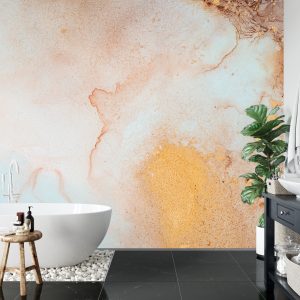 Papier Peint Marble Ink Abstract Art From Exquisite Original Painting For Abstract Background . Painting Was Painted Pattern Of Ombre Alcohol Ink . – Image 5