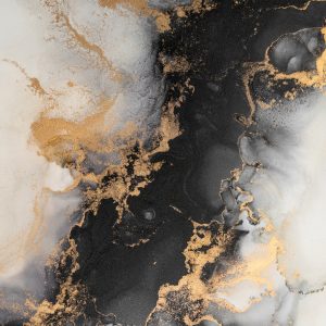 Papier Peint Marble Ink Abstract Art From Exquisite Original Painting For Abstract Background . Painting Was Painted Pattern Of Ombre Alcohol Ink . – Image 1