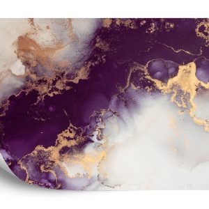 Papier Peint Marble Ink Abstract Art From Exquisite Original Painting For Abstract Background . Painting Was Painted Pattern Of Ombre Alcohol Ink . – Image 2