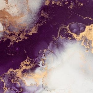 Papier Peint Marble Ink Abstract Art From Exquisite Original Painting For Abstract Background . Painting Was Painted Pattern Of Ombre Alcohol Ink . – Image 1