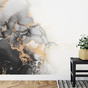 Papier Peint Marble Ink Abstract Art From Exquisite Original Painting For Abstract Background . Painting Was Painted Pattern Of Ombre Alcohol Ink . – Image 7