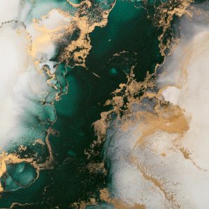 Papier Peint Marble Ink Abstract Art From Exquisite Original Painting For Abstract Background . Painting Was Painted Pattern Of Ombre Alcohol Ink . – Image 1