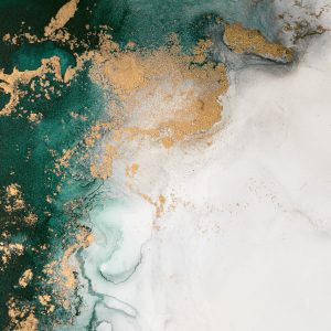 Papier Peint Marble Ink Abstract Art From Exquisite Original Painting For Abstract Background . Painting Was Painted Pattern Of Ombre Alcohol Ink . – Image 1