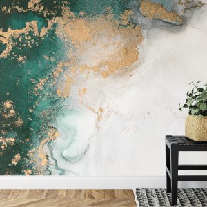 Papier Peint Marble Ink Abstract Art From Exquisite Original Painting For Abstract Background . Painting Was Painted Pattern Of Ombre Alcohol Ink . – Image 7