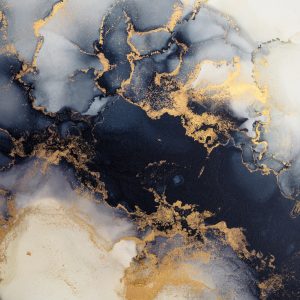 Papier Peint Marble Ink Abstract Art From Exquisite Original Painting For Abstract Background . Painting Was Painted Pattern Of Ombre Alcohol Ink . – Image 1