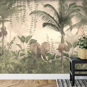 Papier Peint Tropical Trees And Leaves For Digital Printing Wallpaper, Custom Design Wallpaper - 3D – Image 7