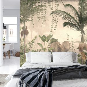 Papier Peint Tropical Trees And Leaves For Digital Printing Wallpaper, Custom Design Wallpaper - 3D – Image 8