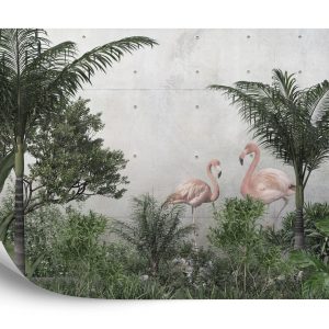 Papier Peint Tropical Trees And Leaves For Digital Printing Wallpaper, Custom Design Wallpaper - 3D – Image 2