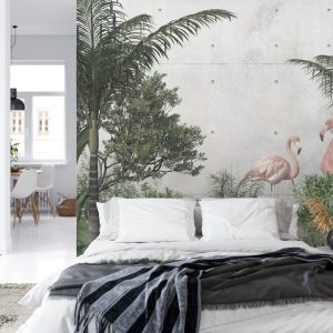 Papier Peint Tropical Trees And Leaves For Digital Printing Wallpaper, Custom Design Wallpaper - 3D – Image 8