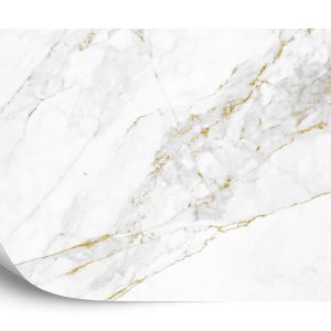 Papier Peint White Gold Marble Texture Pattern Background With High Resolution Design For Cover Book Or Brochure, Poster, Wallpaper Background Or Realistic Business – Image 2