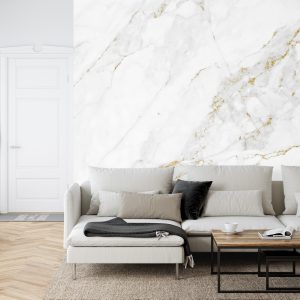 Papier Peint White Gold Marble Texture Pattern Background With High Resolution Design For Cover Book Or Brochure, Poster, Wallpaper Background Or Realistic Business – Image 6