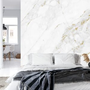 Papier Peint White Gold Marble Texture Pattern Background With High Resolution Design For Cover Book Or Brochure, Poster, Wallpaper Background Or Realistic Business – Image 8