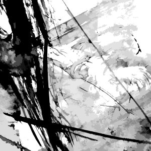 Papier Peint Abstract Ink Paint Background – Image 1