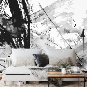 Papier Peint Abstract Ink Paint Background – Image 3