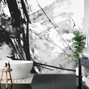 Papier Peint Abstract Ink Paint Background – Image 5