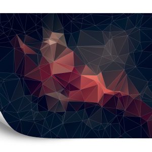 Papier Peint Abstract Retro Colortriangle Background, – Image 2