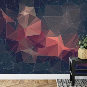 Papier Peint Abstract Retro Colortriangle Background, – Image 7