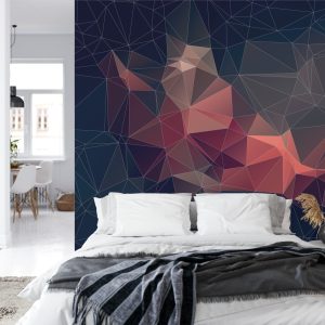 Papier Peint Abstract Retro Colortriangle Background, – Image 8