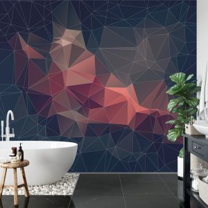 Papier Peint Abstract Retro Colortriangle Background, – Image 5