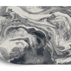 Papier Peint Abstract Halftone Background, Retro Engraving Style. – Image 2