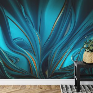 Papier Peint Bright Background With A Volumetric Pattern And Print. 3D , 3D Rendering. – Image 7