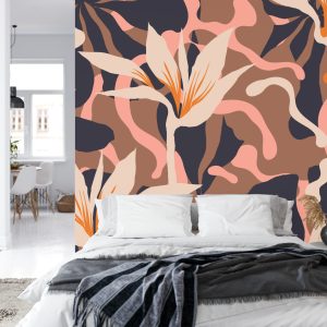 Papier Peint Abstract Jungle Plants Pattern. Creative Collage Contemporary Floral Seamless Pattern. Fashionable Template For Design. – Image 8