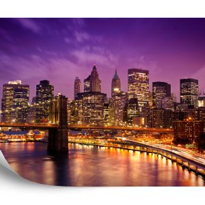 Papier Peint New York Manhattan Pont De Brooklyn – Image 2