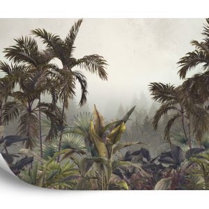 Papier Peint Arbres Tropicaux Et Feuilles Pour Papier Peint À Impression Numérique, Papier Peint Design Personnalisé - 3D – Image 2