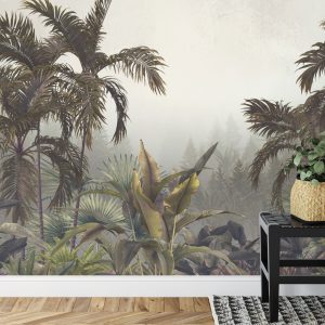 Papier Peint Arbres Tropicaux Et Feuilles Pour Papier Peint À Impression Numérique, Papier Peint Design Personnalisé - 3D – Image 7