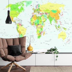 Papier Peint Carte Du Monde – Image 4