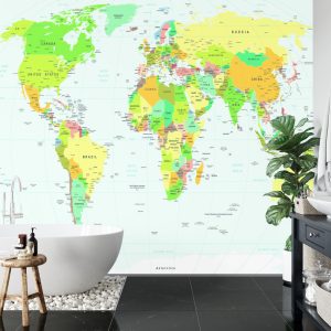 Papier Peint Carte Du Monde – Image 5