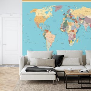 Papier Peint Carte Du Monde – Image 6