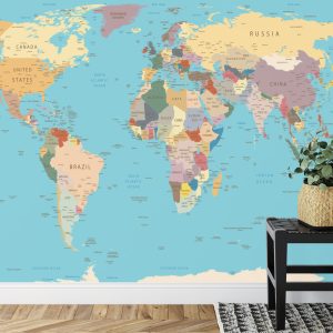 Papier Peint Carte Du Monde – Image 7